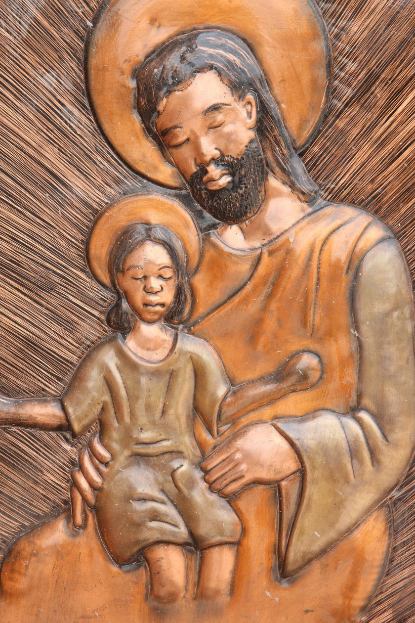 Saint Joseph & Jesus statue Brazzaville Congo 作者 不明