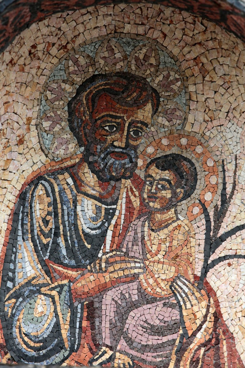 Saint Joseph and Jesus, Cotignac, France 作者 不明