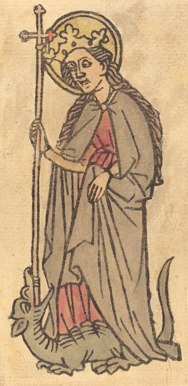 圣玛格丽特，约1460年。 作者 不明