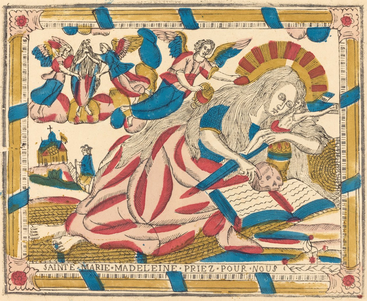 圣玛丽-抹大拉为我们祈祷，约1820年。 作者 不明
