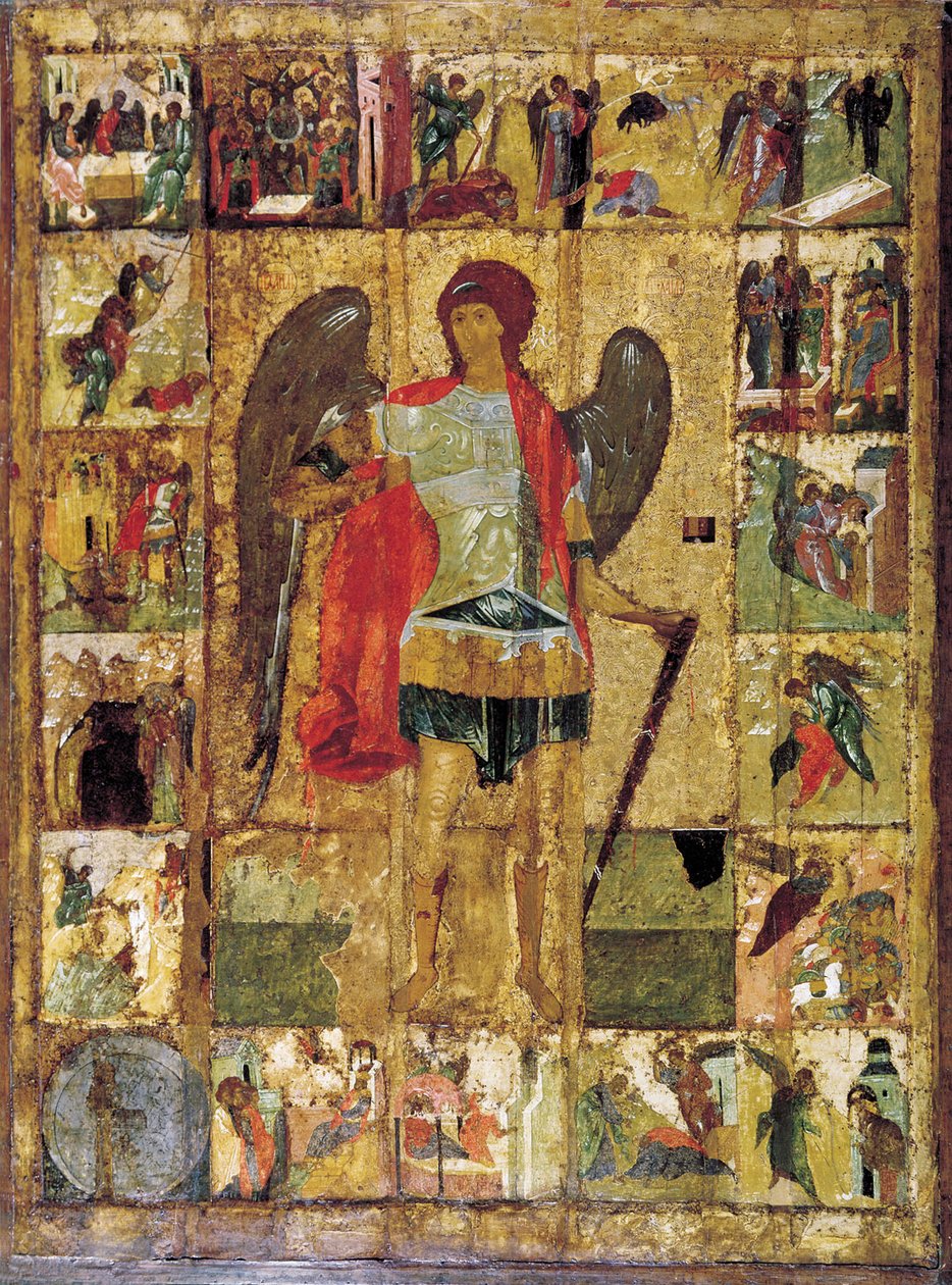 大天使圣迈克尔，c1410 作者 不明