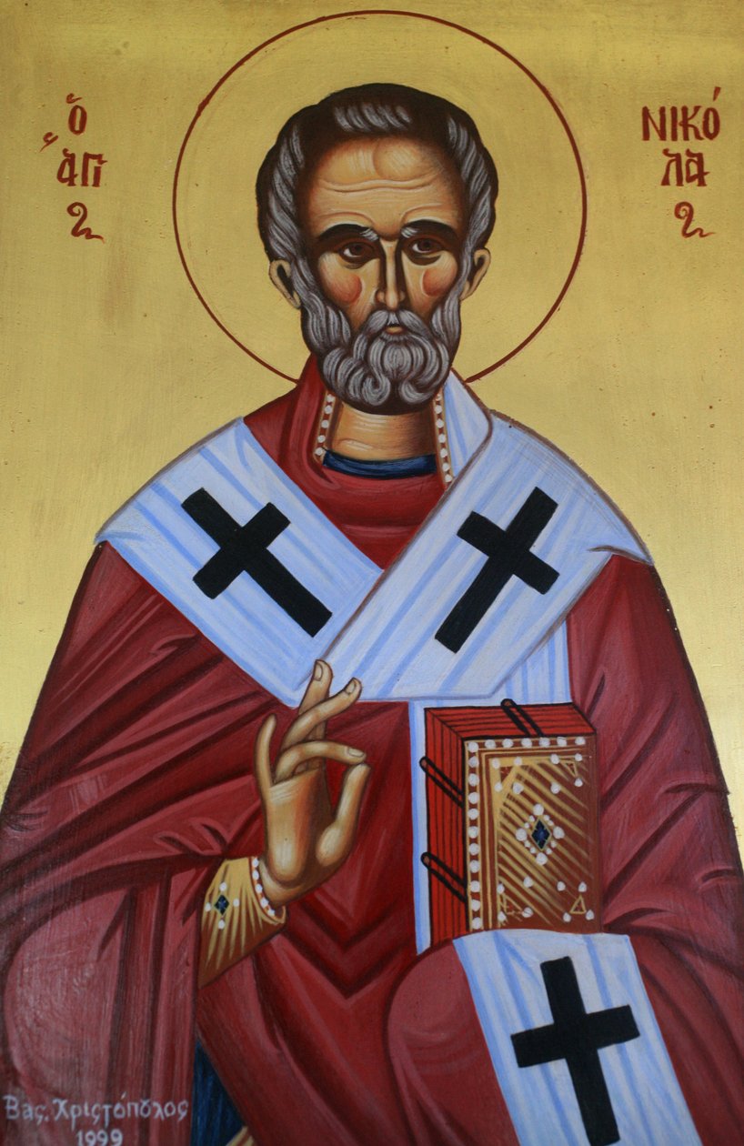 Saint Nicholas Greek orthodox icon Grece 作者 不明