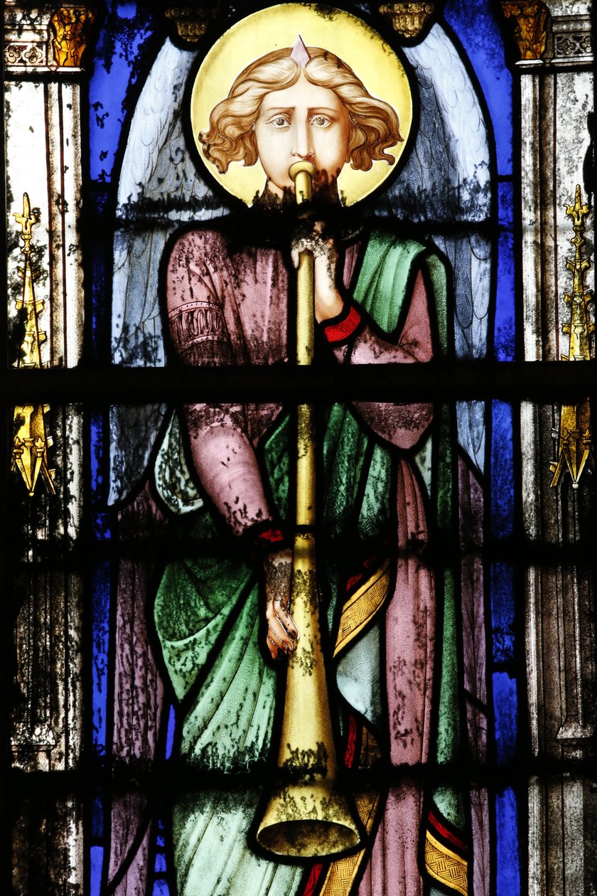 Sainte-Clotilde church. Angel. 作者 不明