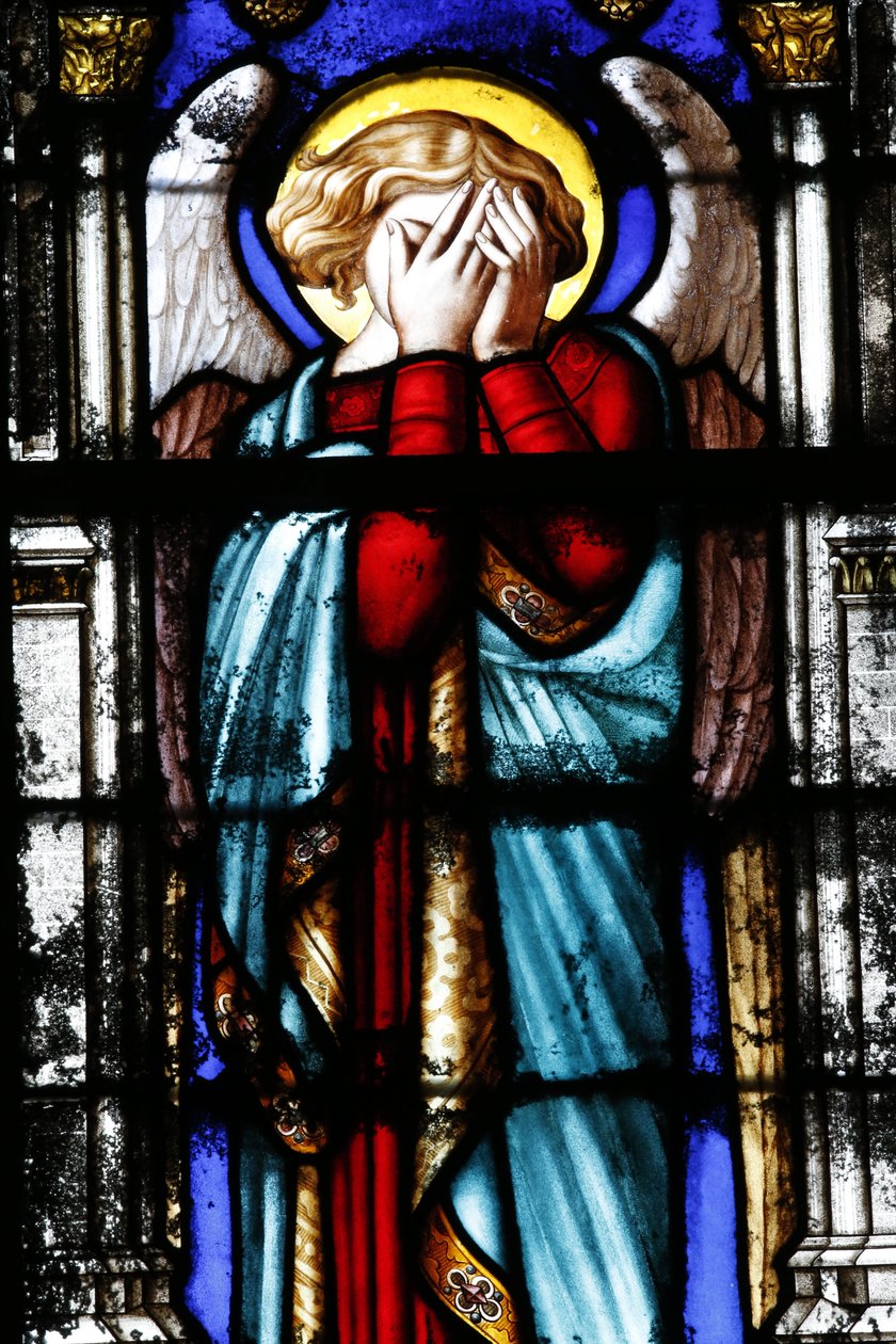 Sainte-Clotilde church. Angel. 作者 不明