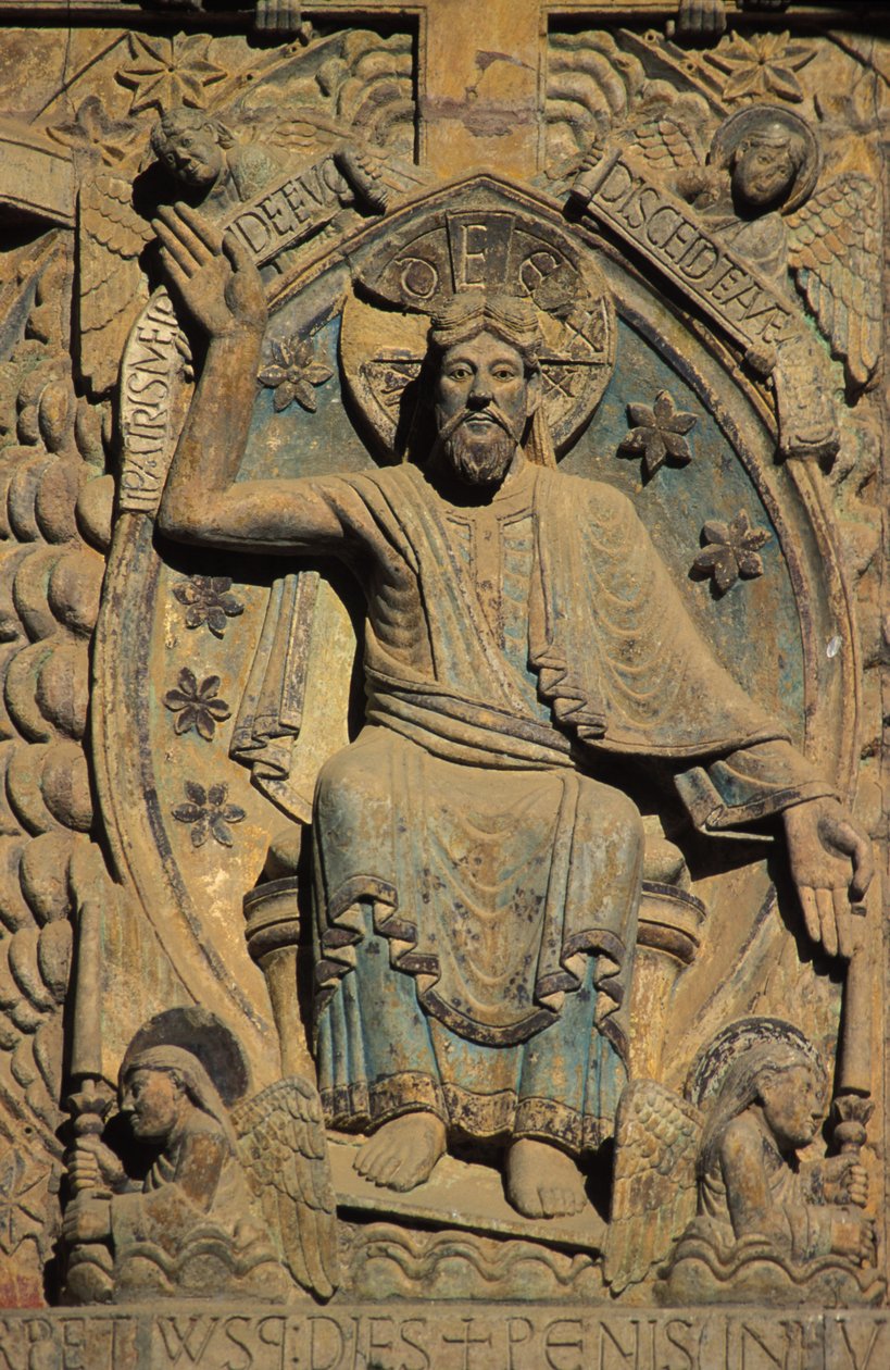 Sainte Foy church tympanum : The last judgment, Conques, France 作者 不明