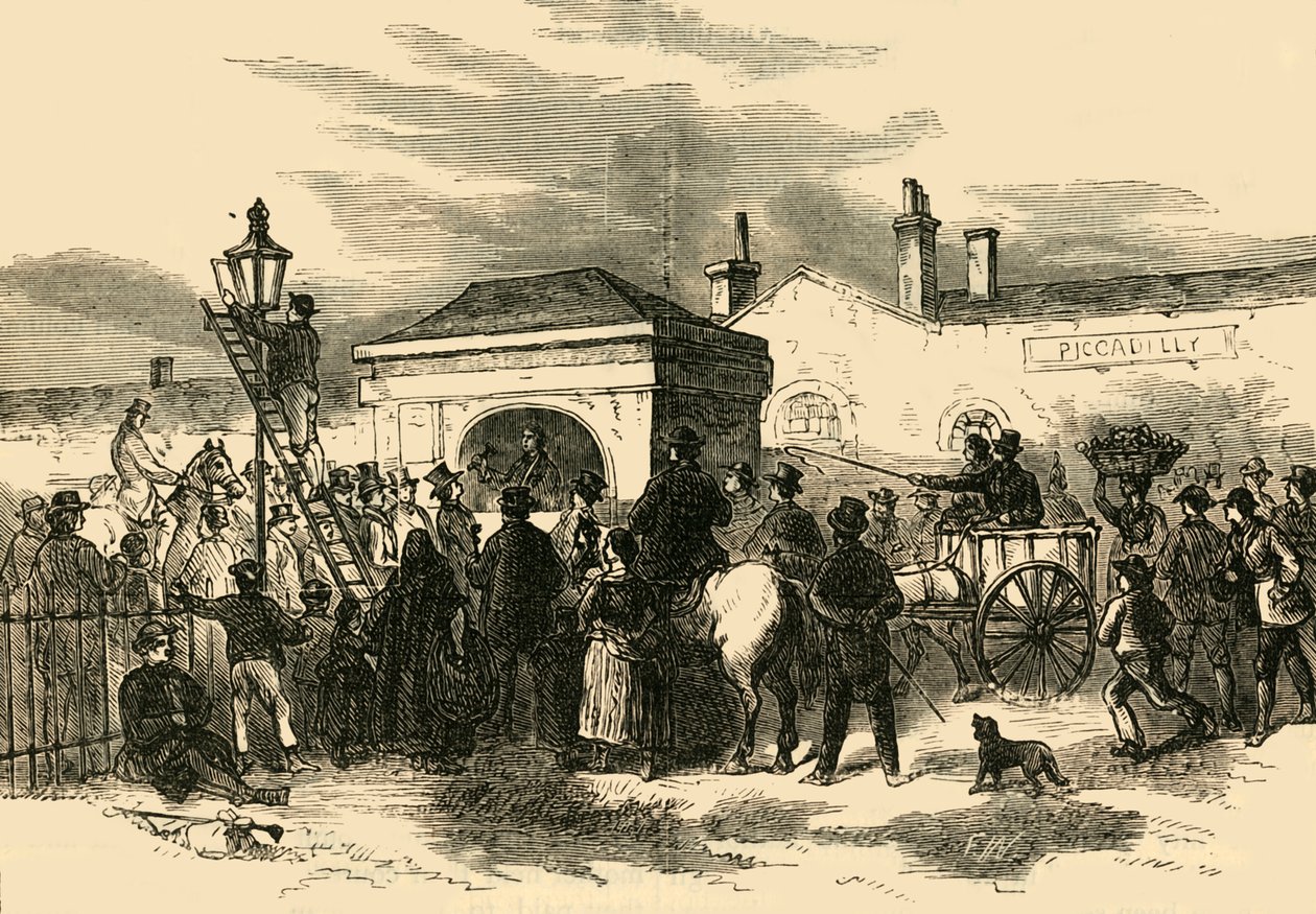出售海德公园收费公路，c1876。 作者 不明