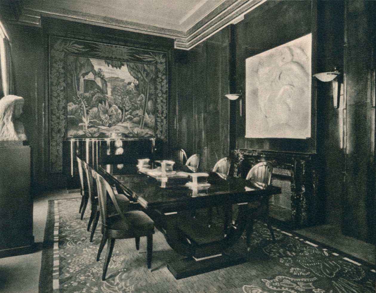 Dun Collector酒店餐厅，1925年。 作者 不明