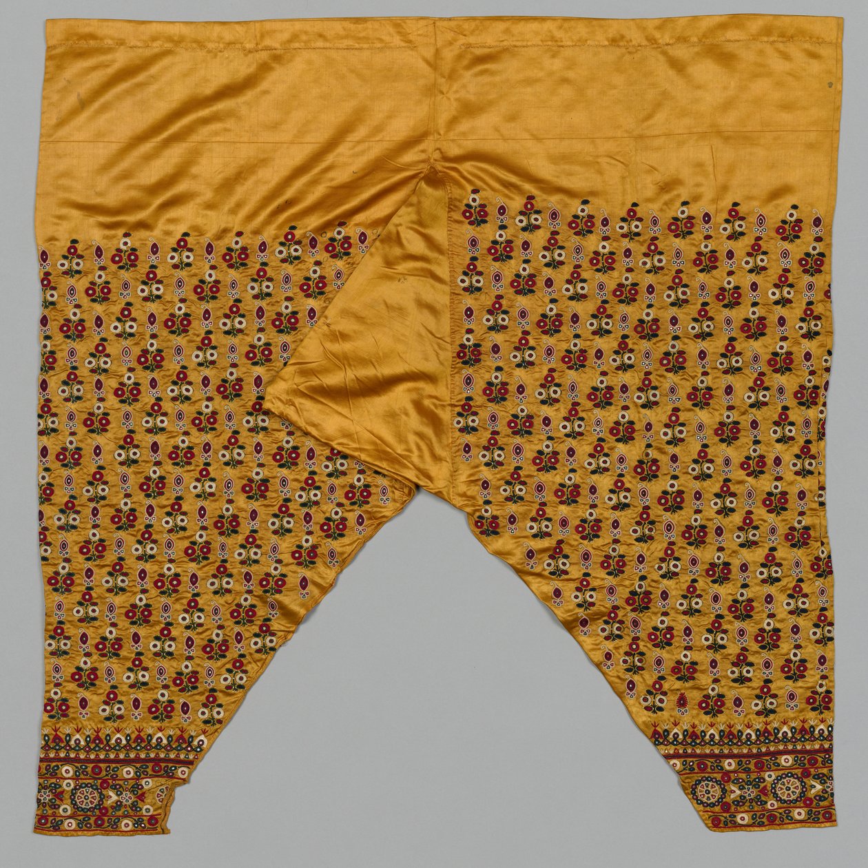Salwar：女式长裤，1800年代-1900年代初期。 作者 不明