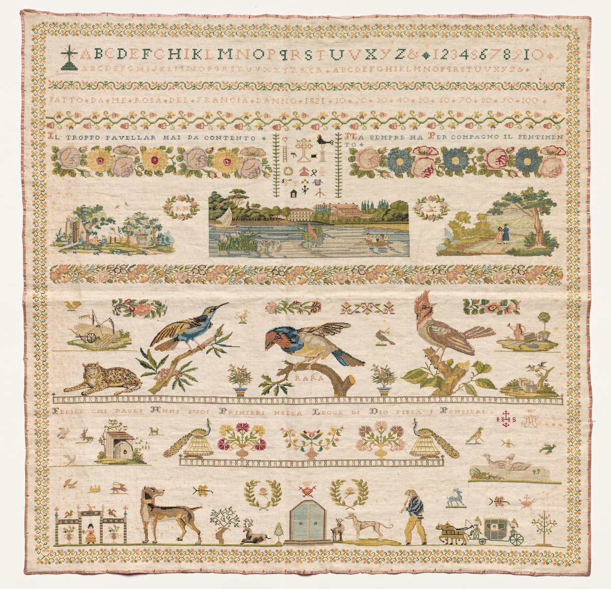 采样器，1821年。 作者 不明