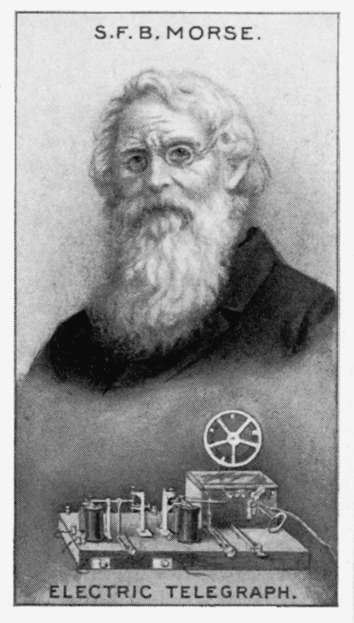塞缪尔·芬利·布雷斯·莫尔斯（Samuel Finley Breese Morse），美国发明家，1934年 作者 不明