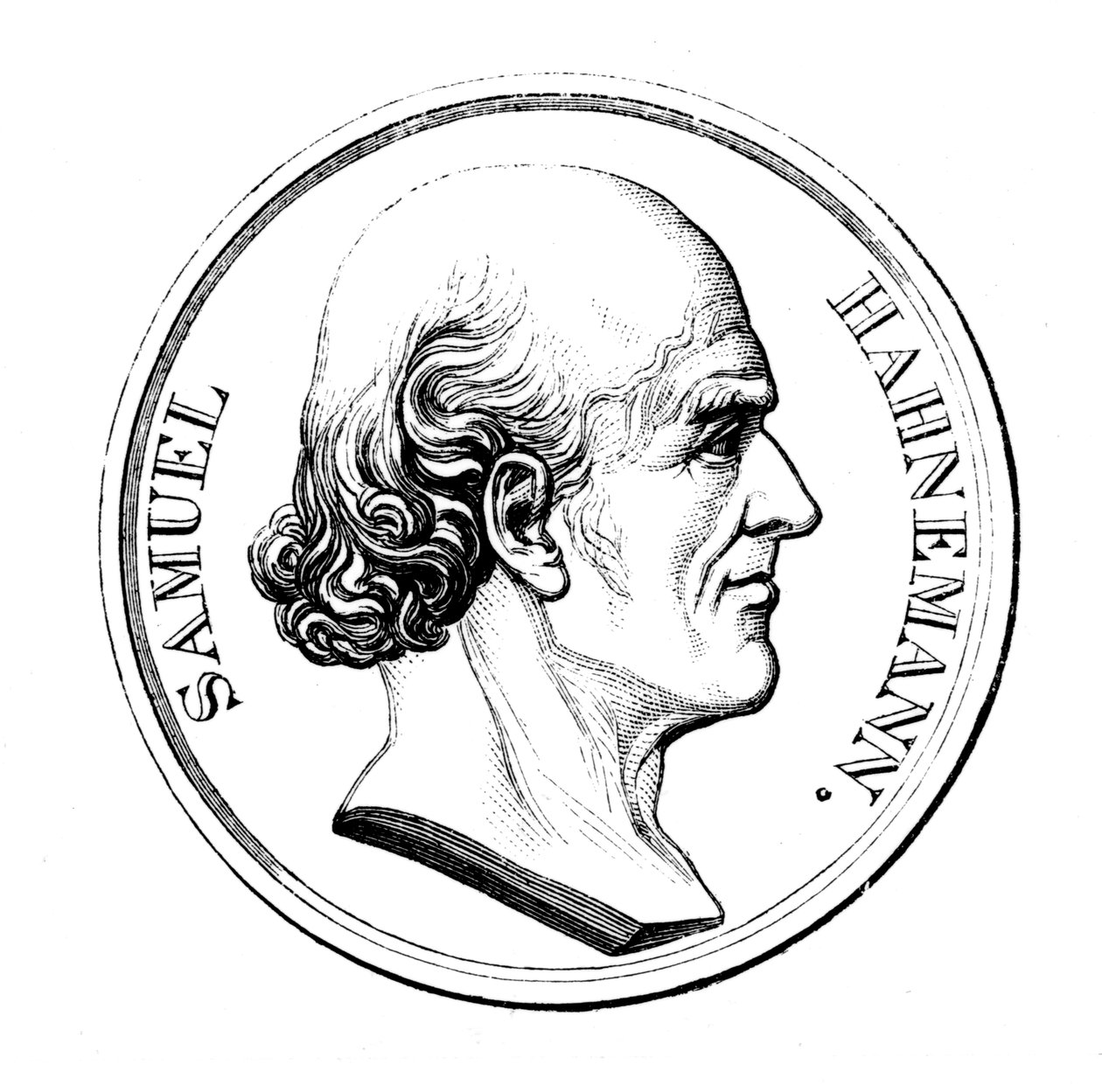 塞缪尔·哈内曼（Samuel Hahnemann），德国医师，1860年 作者 不明