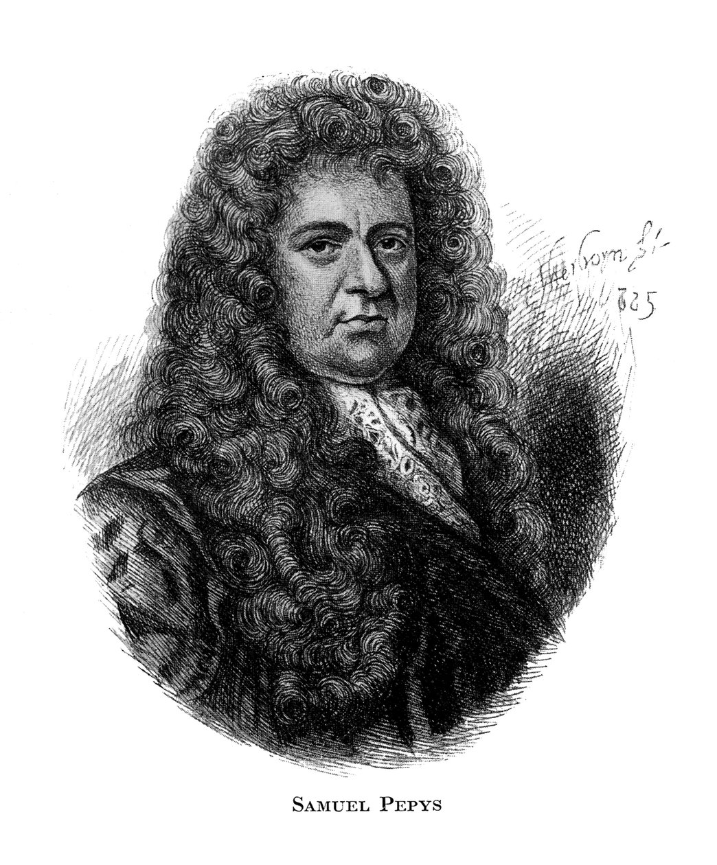 塞缪尔·佩皮斯（Samuel Pepys），英国对话家，十九世纪 作者 不明