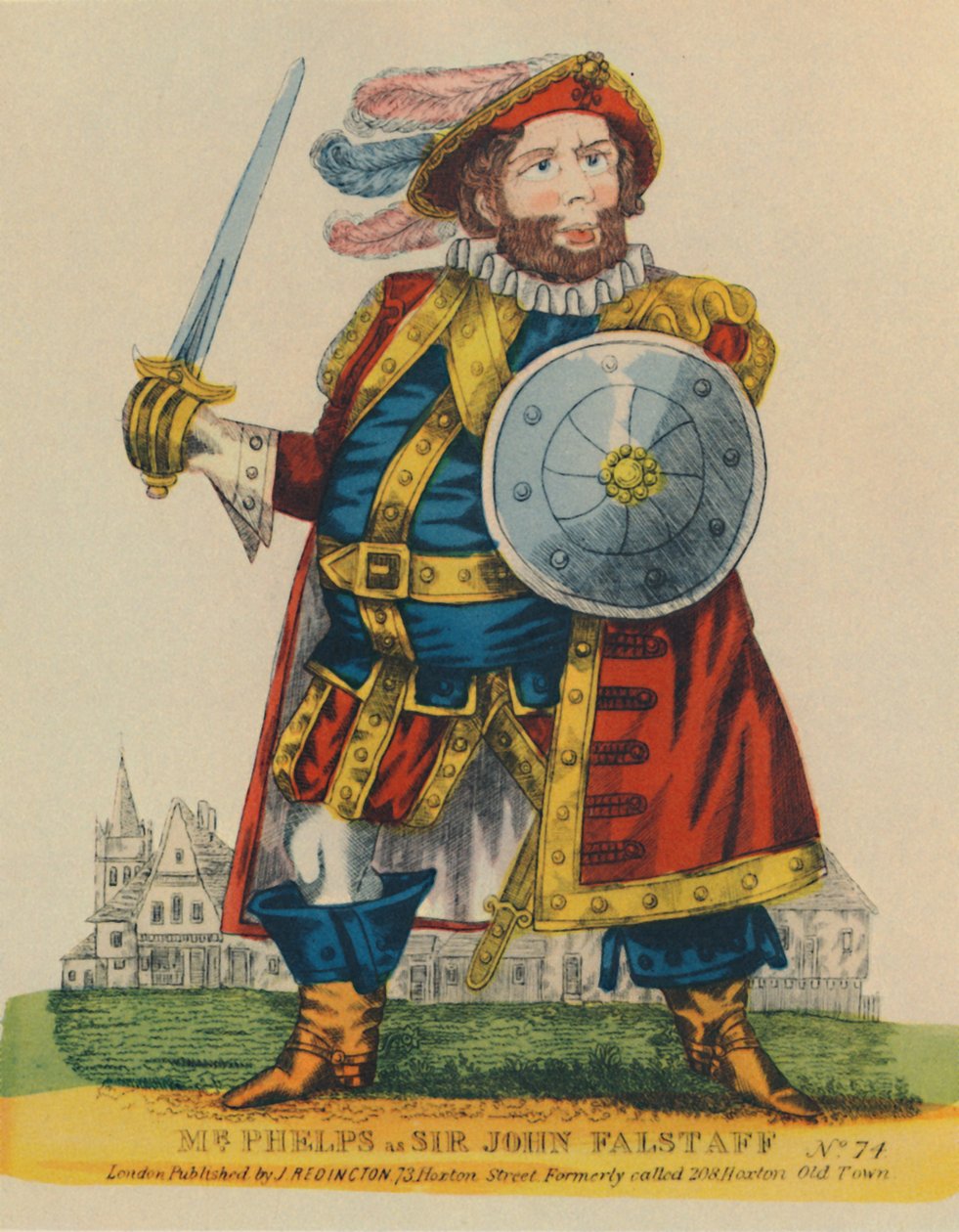 塞缪尔·菲尔普斯（Samuel Phelps），1804-1878年，福斯塔夫（Falstaff），c1860，1948年。 作者 不明