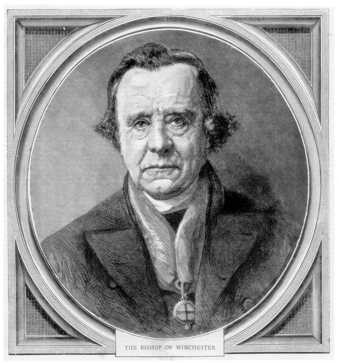 塞缪尔·威尔伯福斯（Samuel Wilberforce），英国牧师，1870年 作者 不明