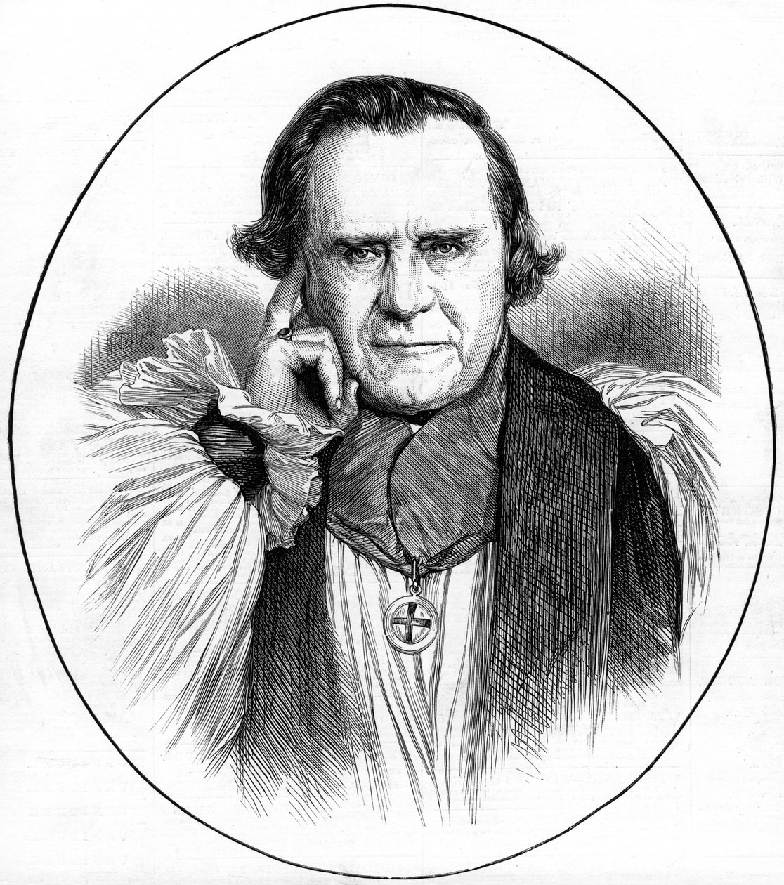 塞缪尔·威尔伯福斯（Samuel Wilberforce），英国主教，1873年 作者 不明