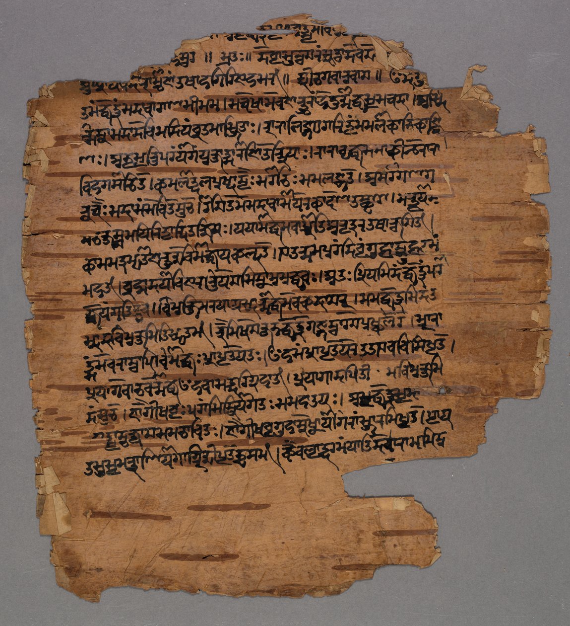 萨拉达（Sarada Script），1600年代。 作者 不明