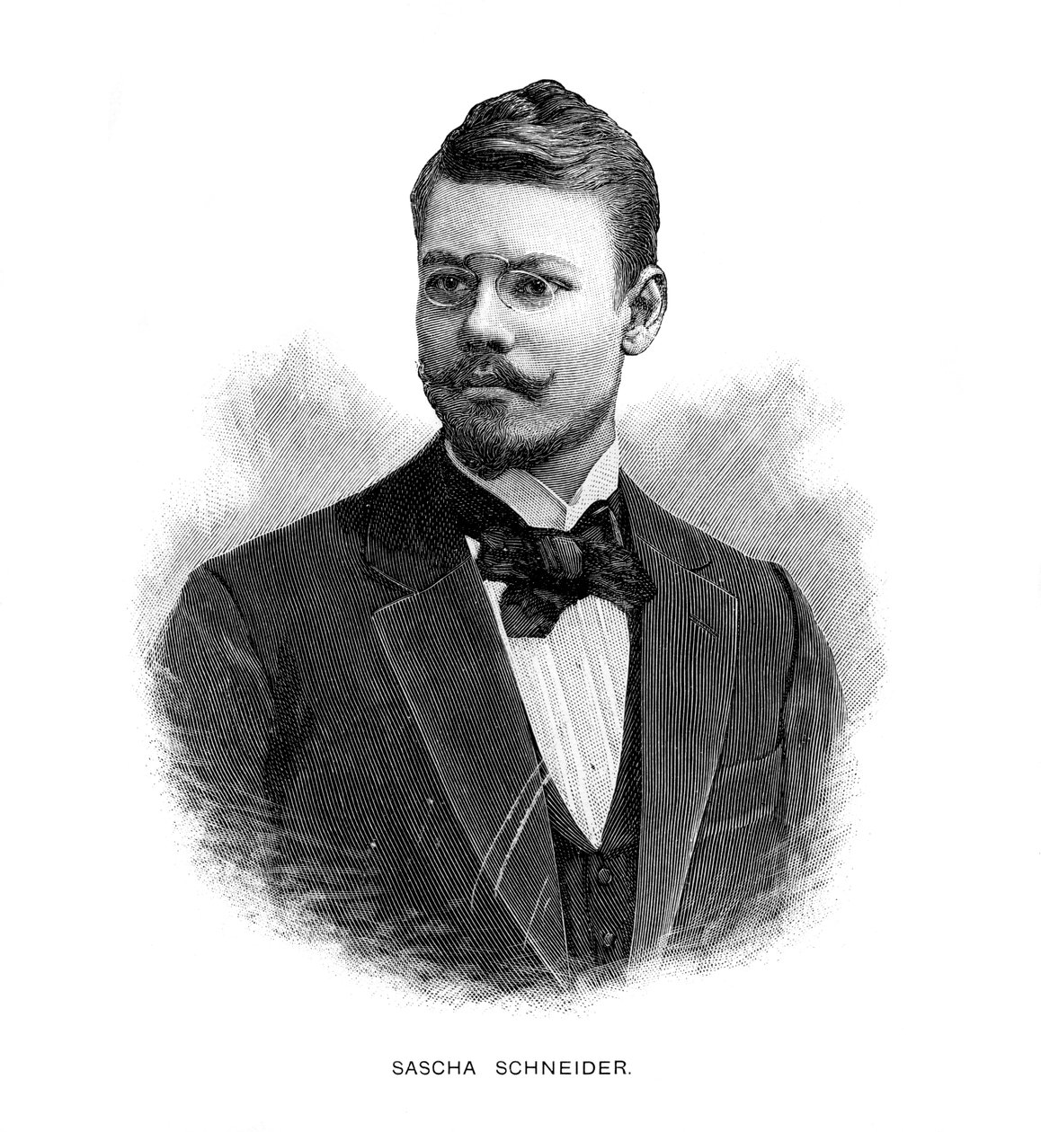 萨沙·施耐德（Sascha Schneider），德国画家和版画家，1899年 作者 不明