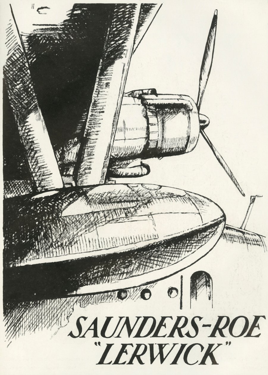 桑德斯·罗·勒威克（Saunders-Roe Lerwick），1941年。 作者 不明