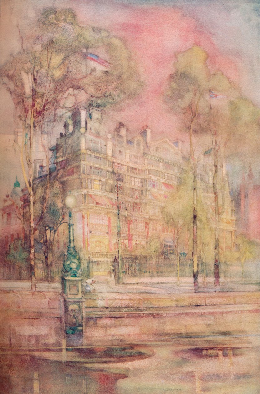 伦敦萨沃伊饭店，约建于1905年 作者 不明