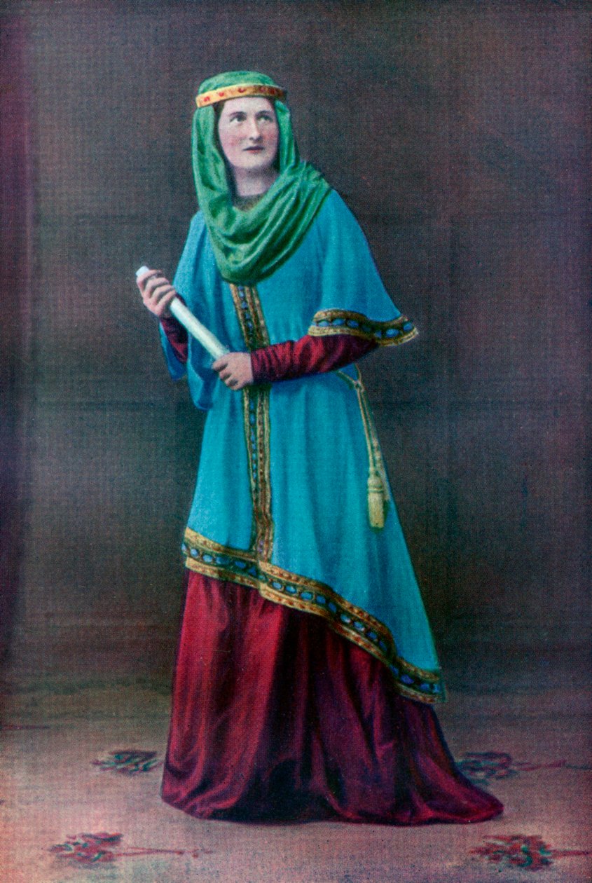 撒克逊女士，1910年 作者 不明