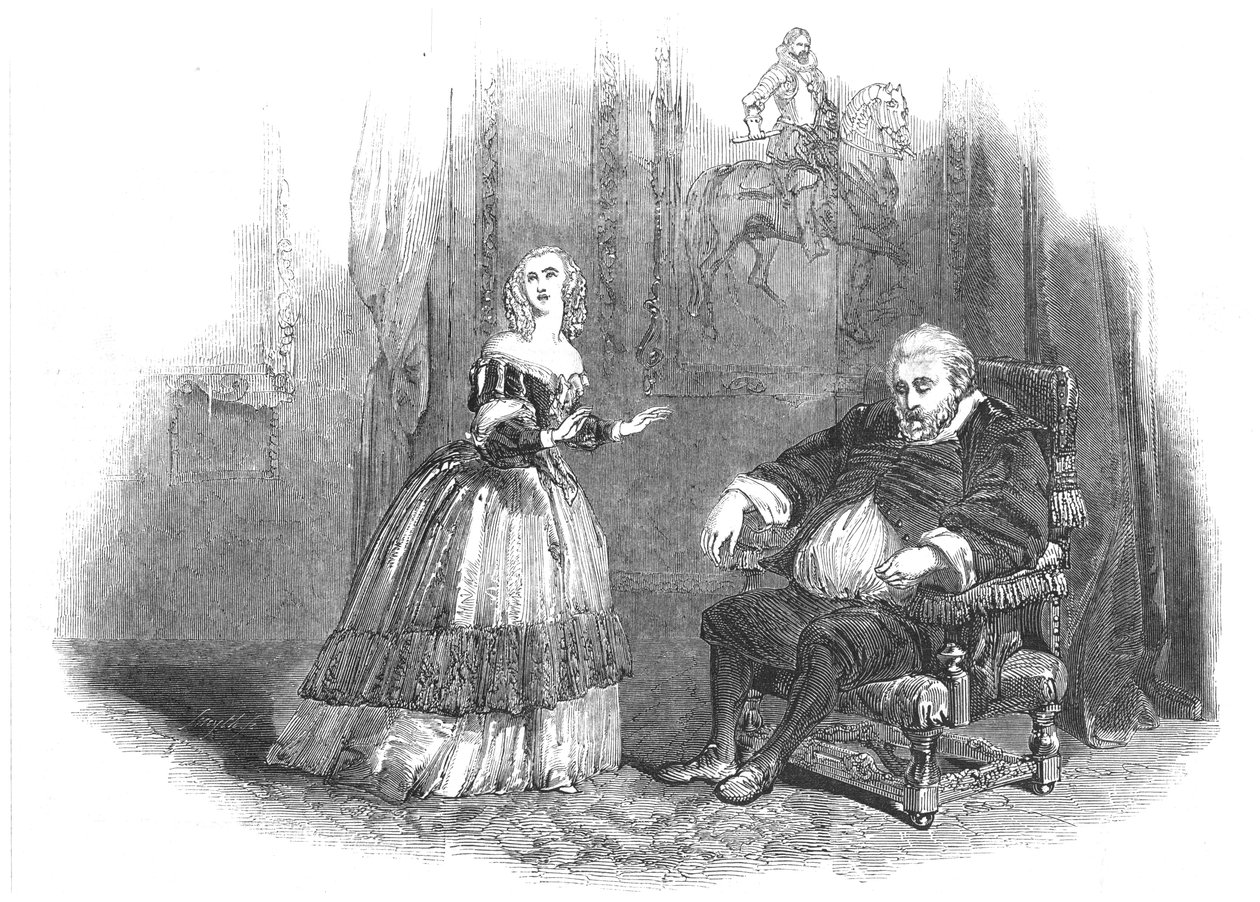 Il Masnadieri The Brigands的场景，1847年 作者 不明