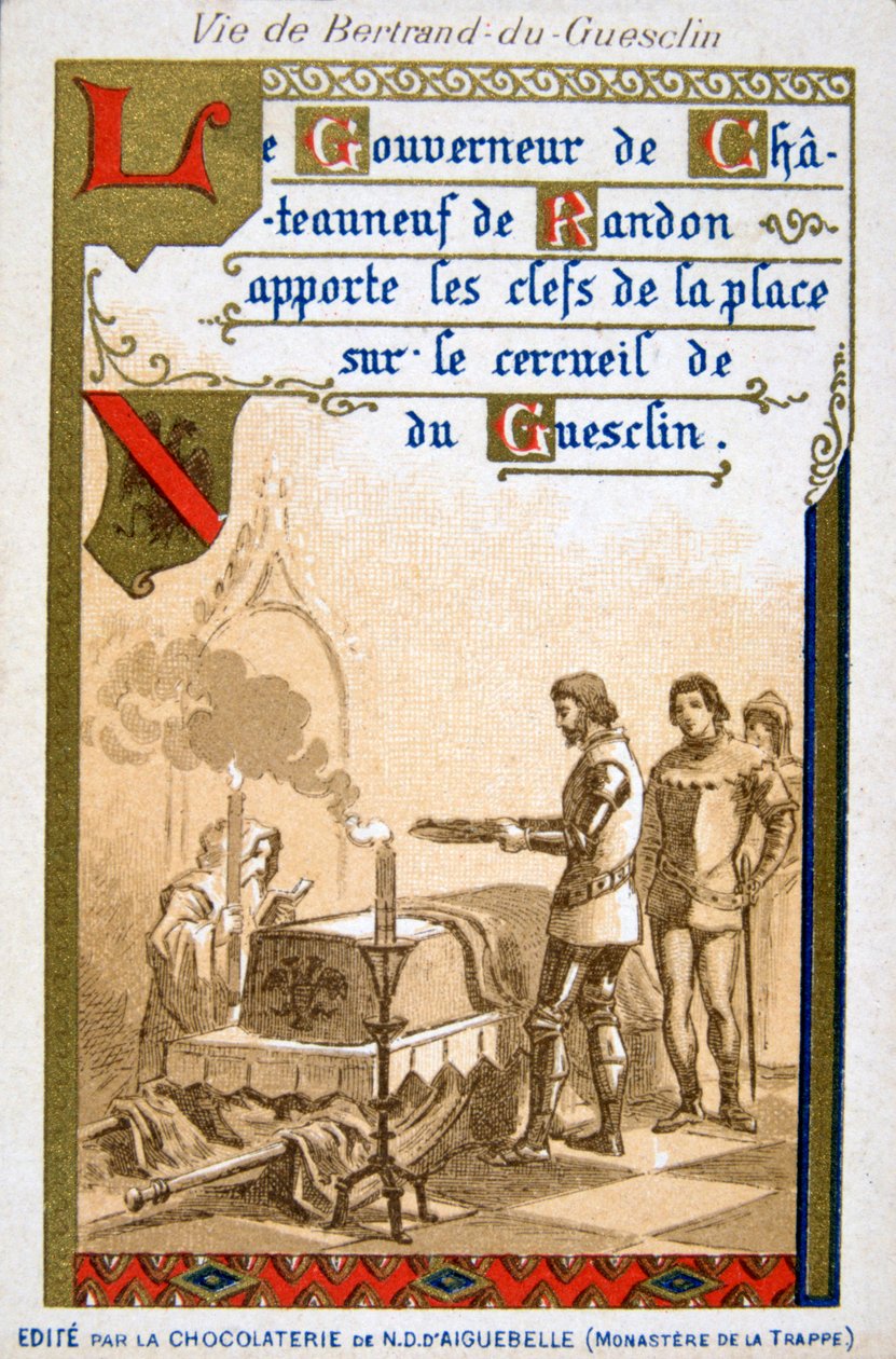 19世纪Bertrand du Guesclin生平的场景 作者 不明