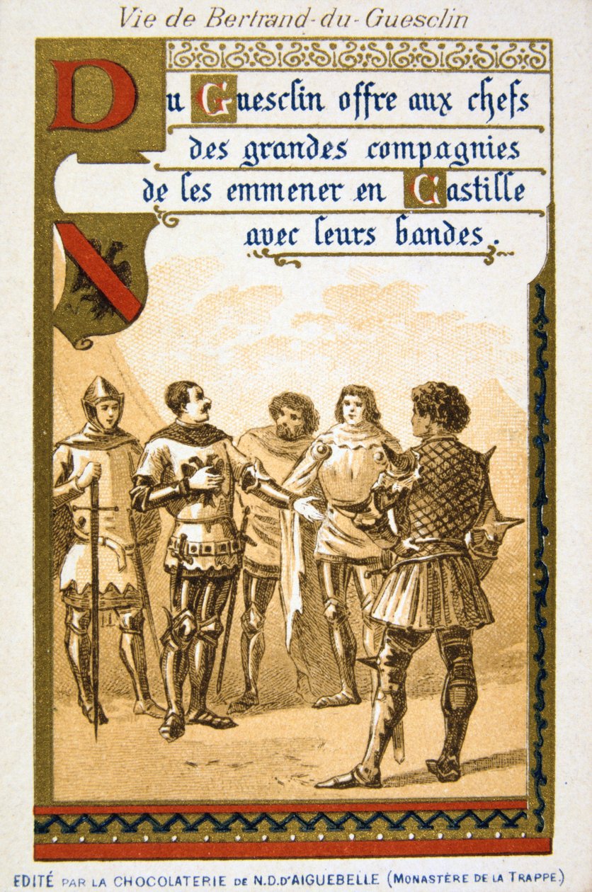 19世纪Bertrand du Guesclin生平的场景 作者 不明