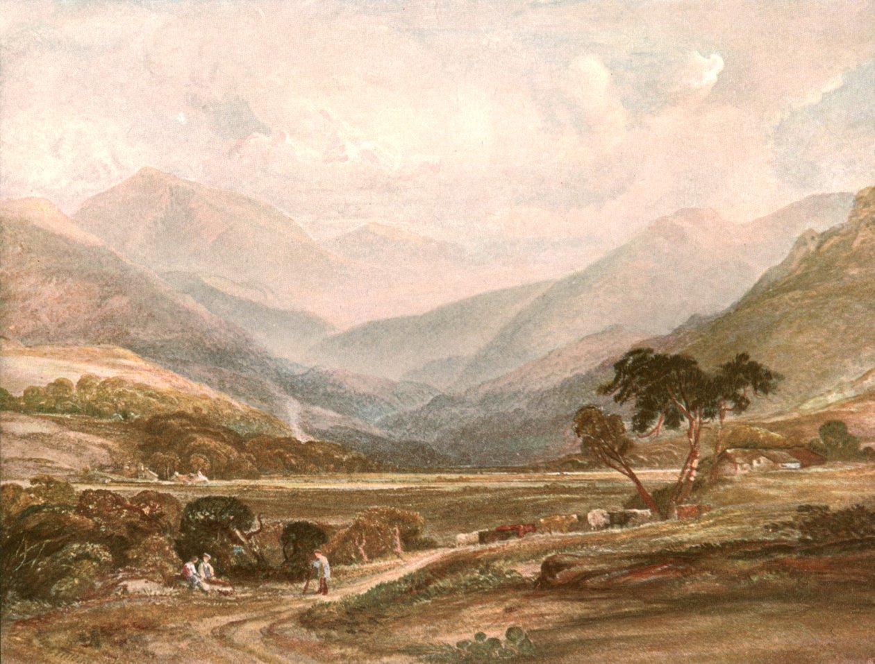 格伦·洛奇（Glen Lochy）的场景，摄于c1900年。 作者 不明