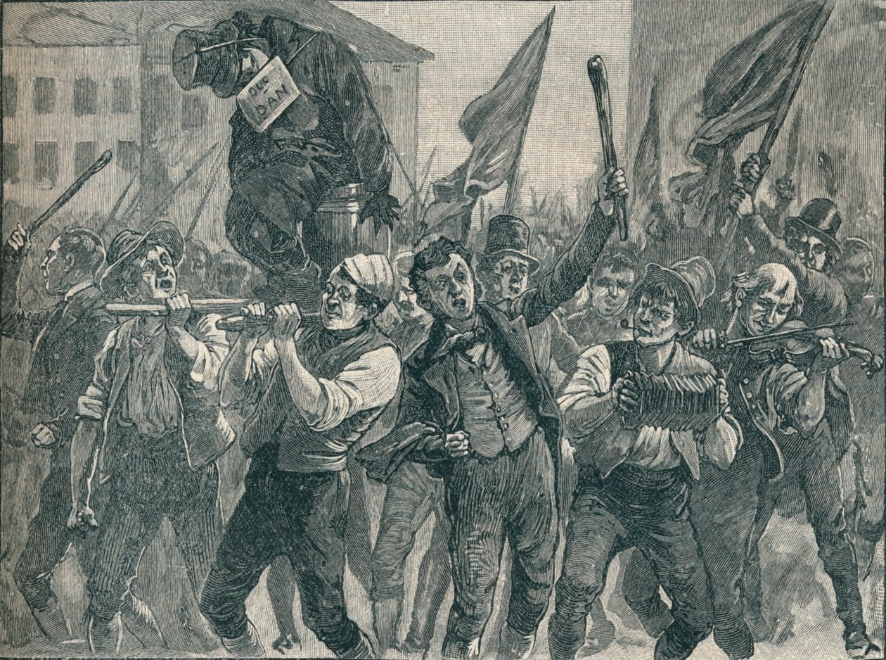 1906年，贝尔法斯特骚乱中的一幕。 作者 不明