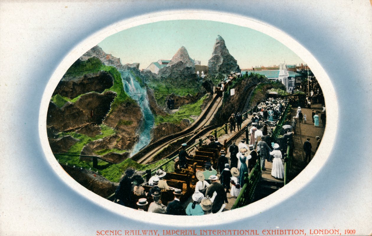 风景秀丽的铁路，帝国国际展览，伦敦，1909年 作者 不明