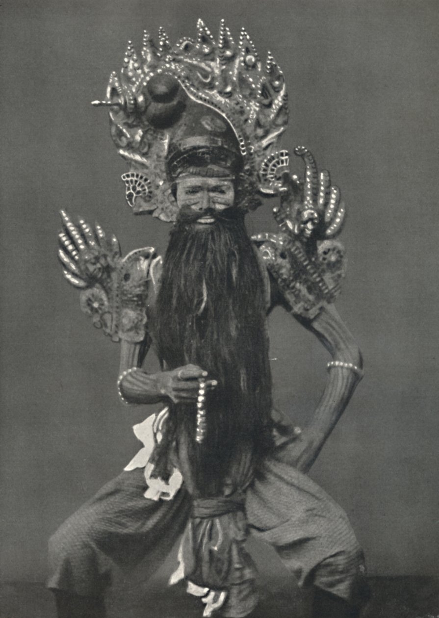 演员，最高精神导师古鲁斯敏，1926年 作者 不明
