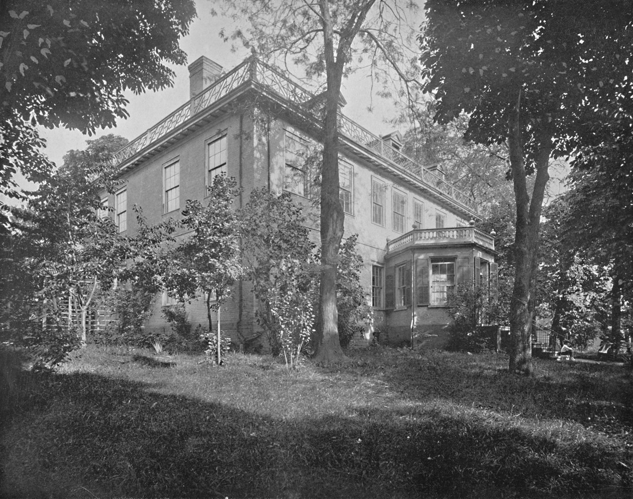 Schuyler Mansion，奥尔巴尼，纽约，c1897。 作者 不明