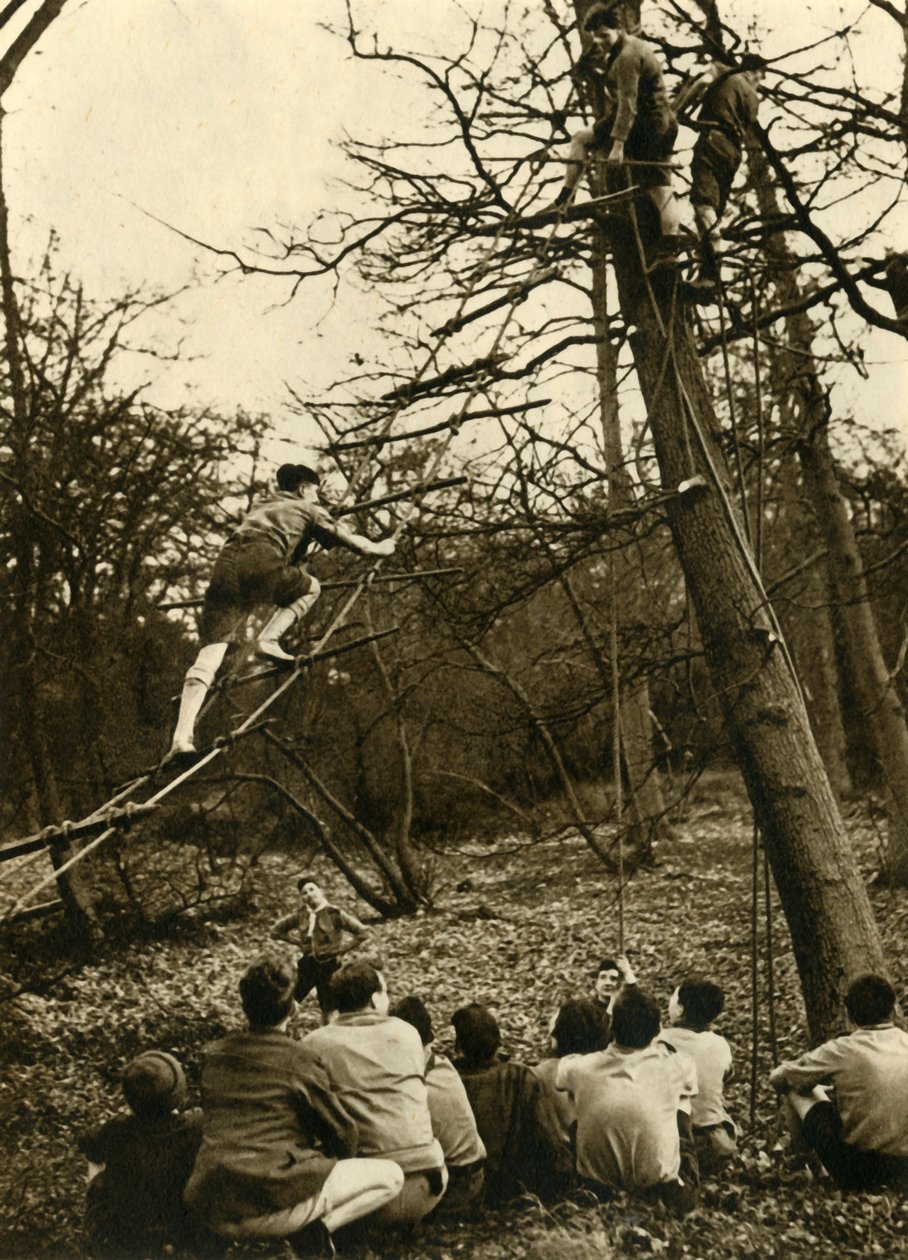 童子军实践开拓》，1944年。 作者 不明