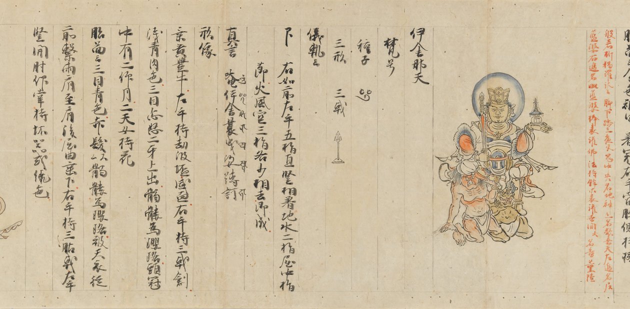 祖师爷肖像集》第9卷：十大魔王，13世纪。 作者 不明