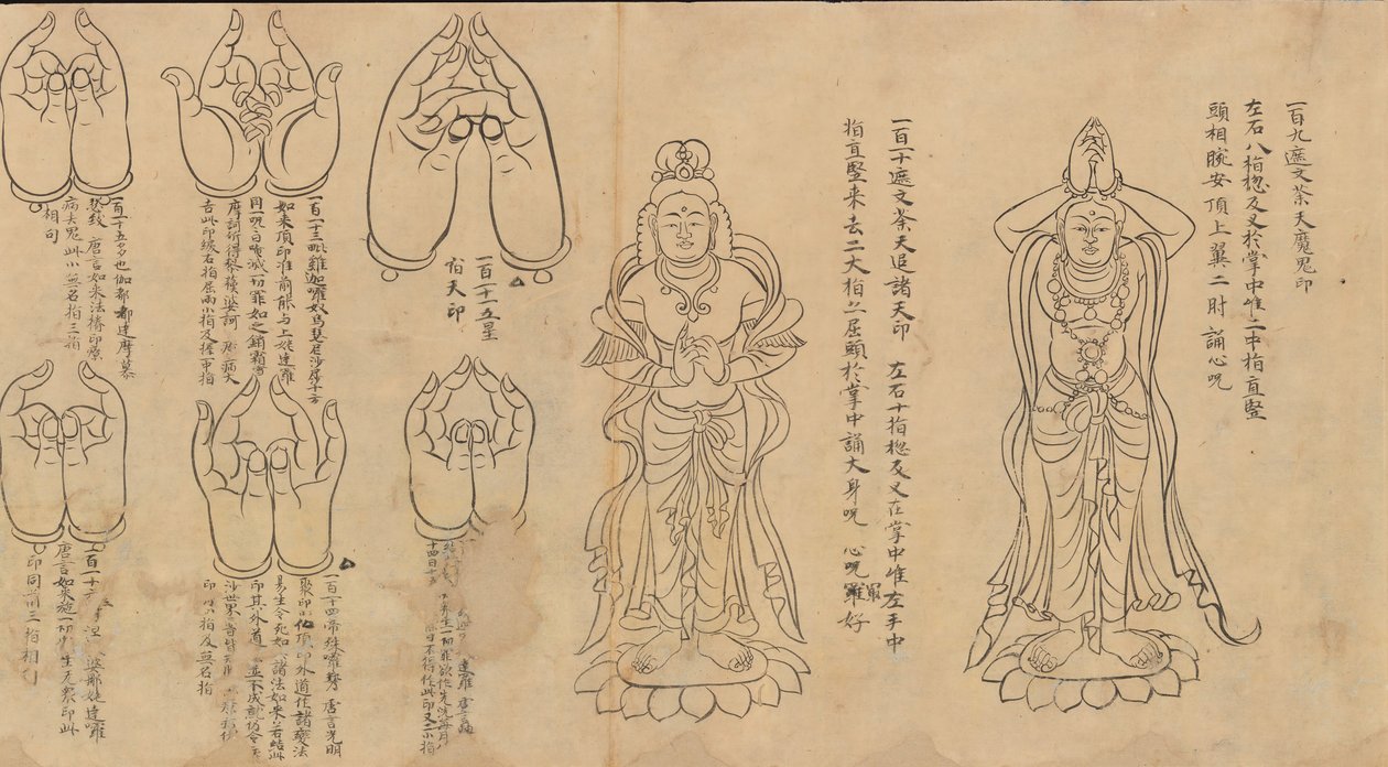 穆德拉斯卷轴，11-12世纪。 作者 不明