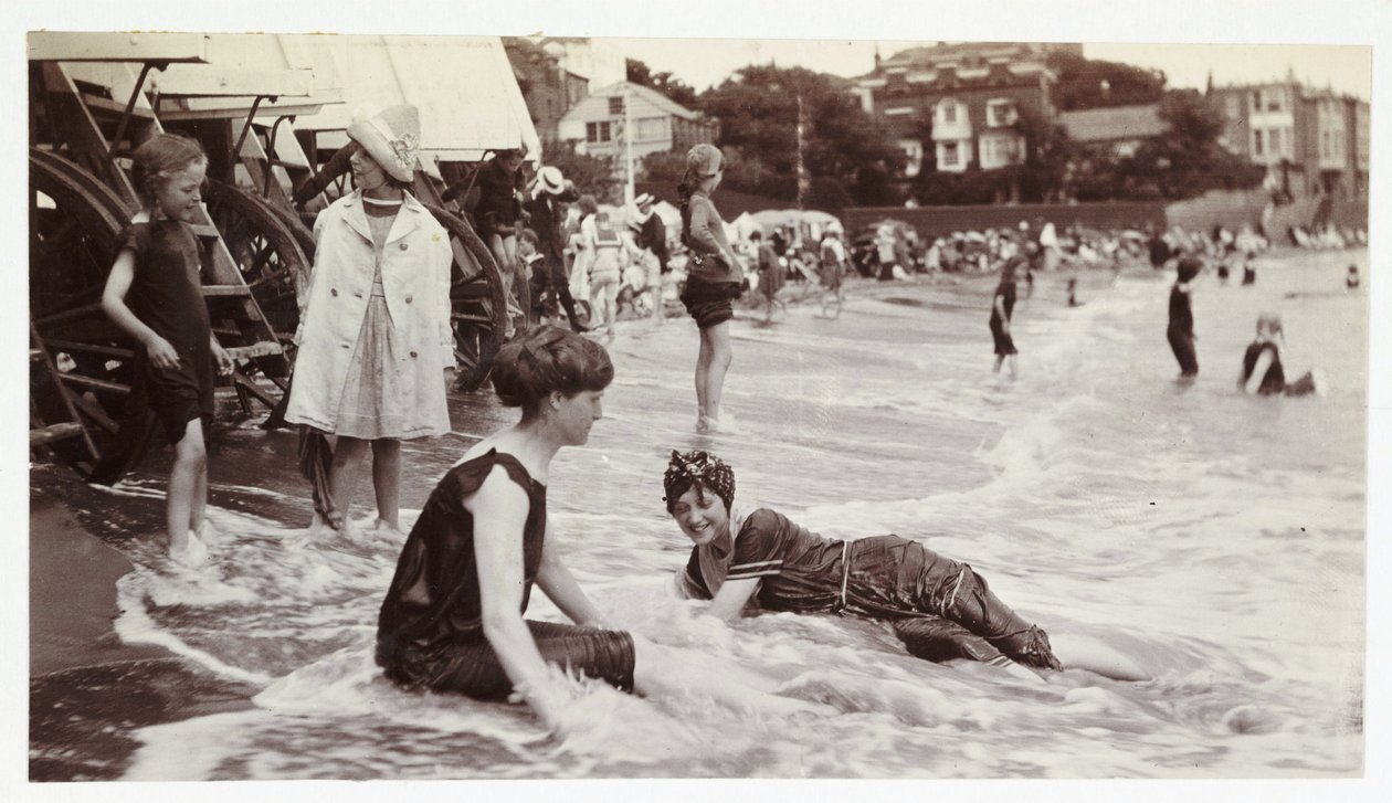 海水浴，Broadstairs，肯特，c 1913 作者 不明