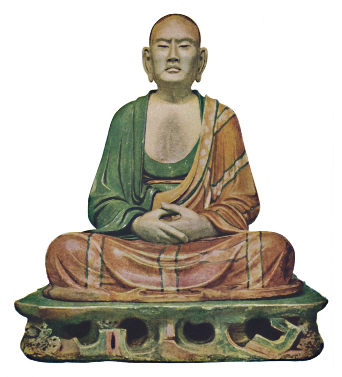 坐着的罗汉（Lohan，907-1125，c1950）。 作者 不明