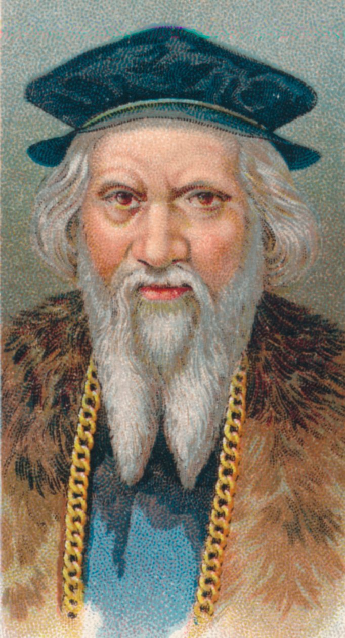 塞巴斯蒂安·卡博特（Sebastian Cabot）约1474年-约1557年，英语出生，意大利探险家，1924年 作者 不明