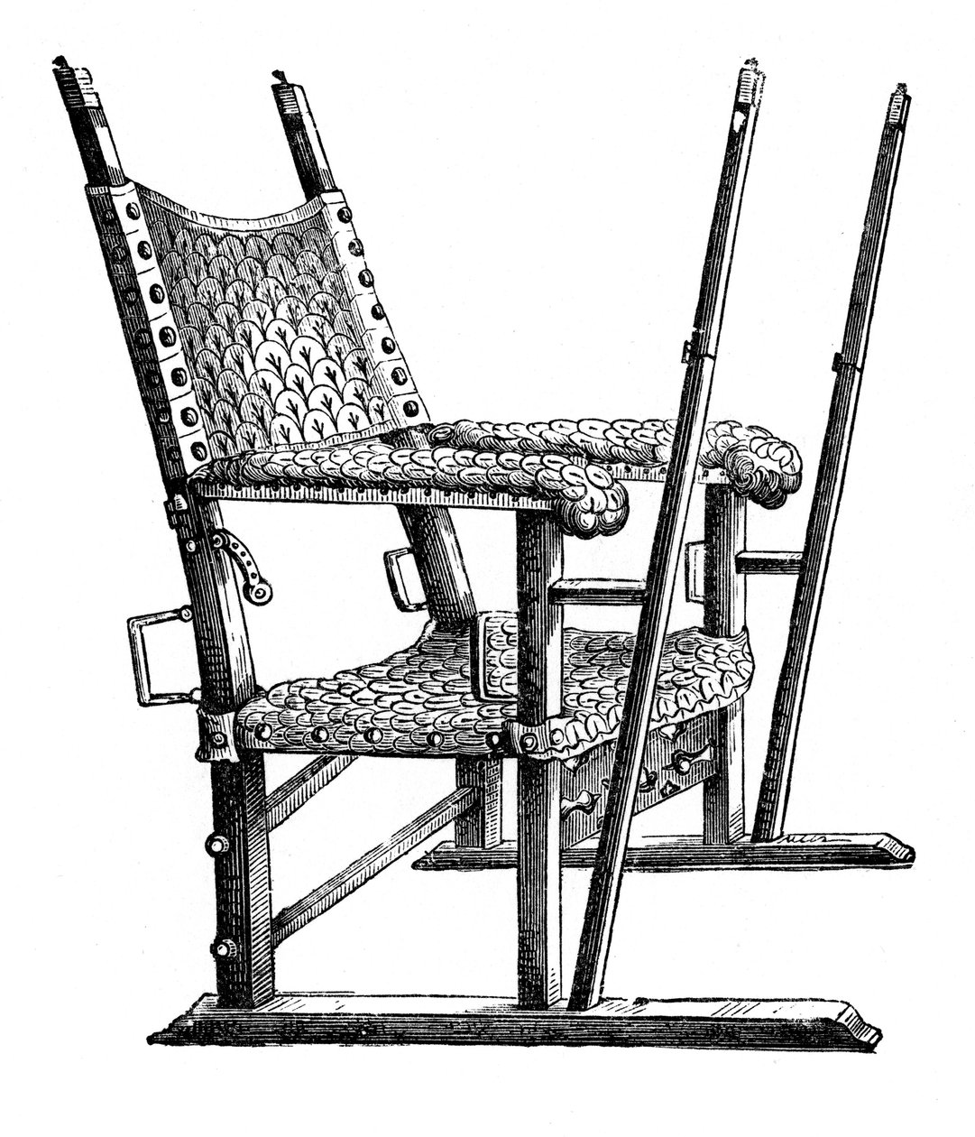 查尔斯五世的轿车椅子，14世纪，1870年 作者 不明