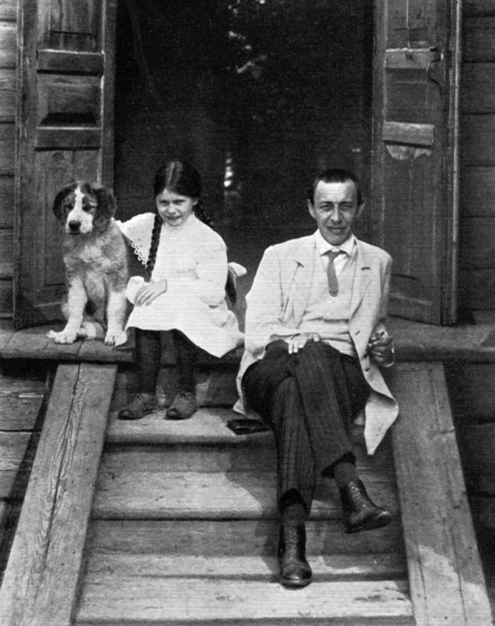 谢尔盖·拉赫玛尼诺夫（Sergei Rachmaninov），俄罗斯作曲家，钢琴家兼指挥，伊万诺夫卡，俄罗斯，1913年 作者 不明