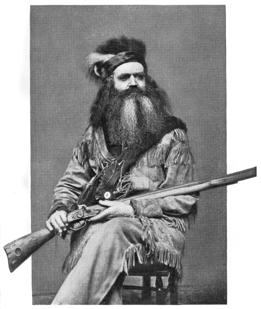 塞斯·金曼（Seth Kinman），美国猎人，19世纪，1908年 作者 不明