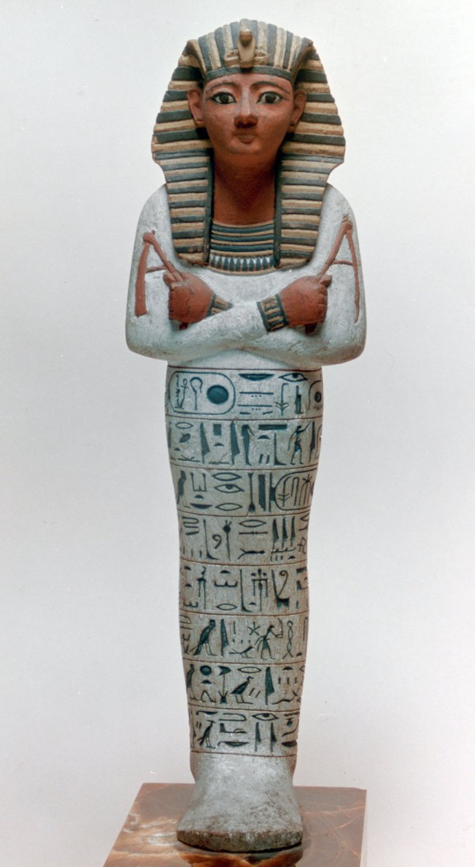 第20王朝埃及拉美西斯四世的沙比（Shabti）身影 作者 不明