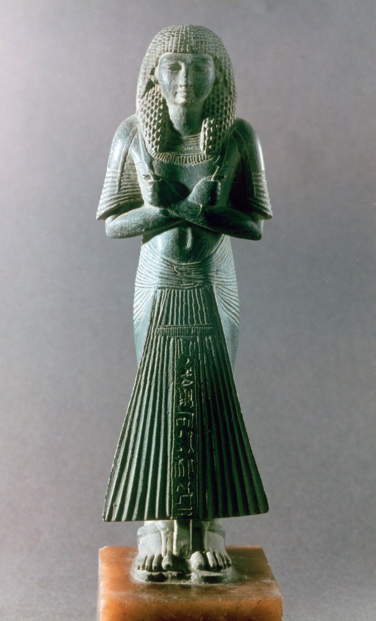 Shabti或Ushabti，陪葬雕像，埃及，第18王朝 作者 不明