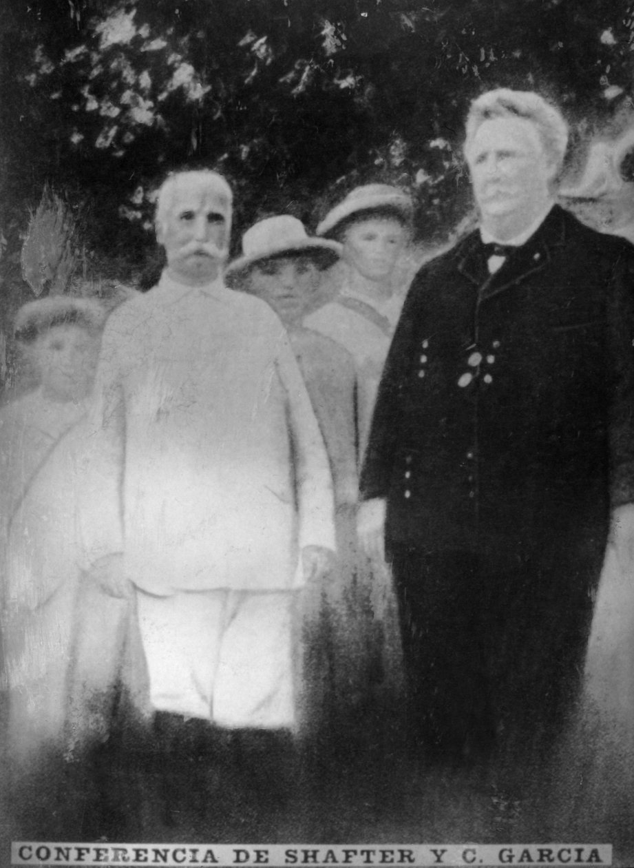 Shafter和Garcias会议，1898年，1920年代 作者 不明