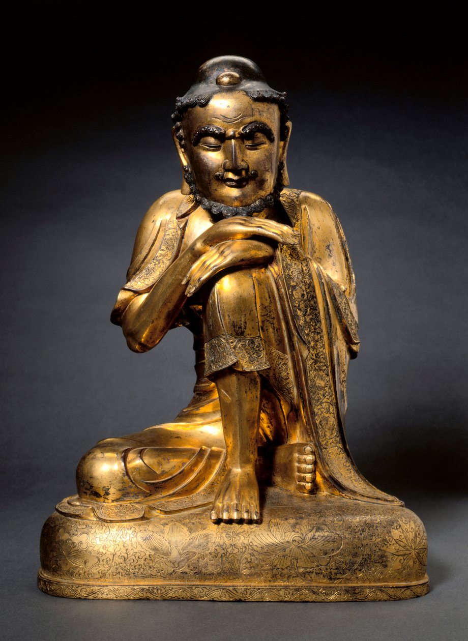 释迦牟尼为禁欲主义者，建于1300年代初期。 作者 不明