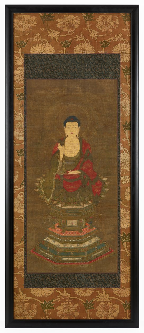 释迦牟尼说教，室町时代，16世纪。 作者 不明