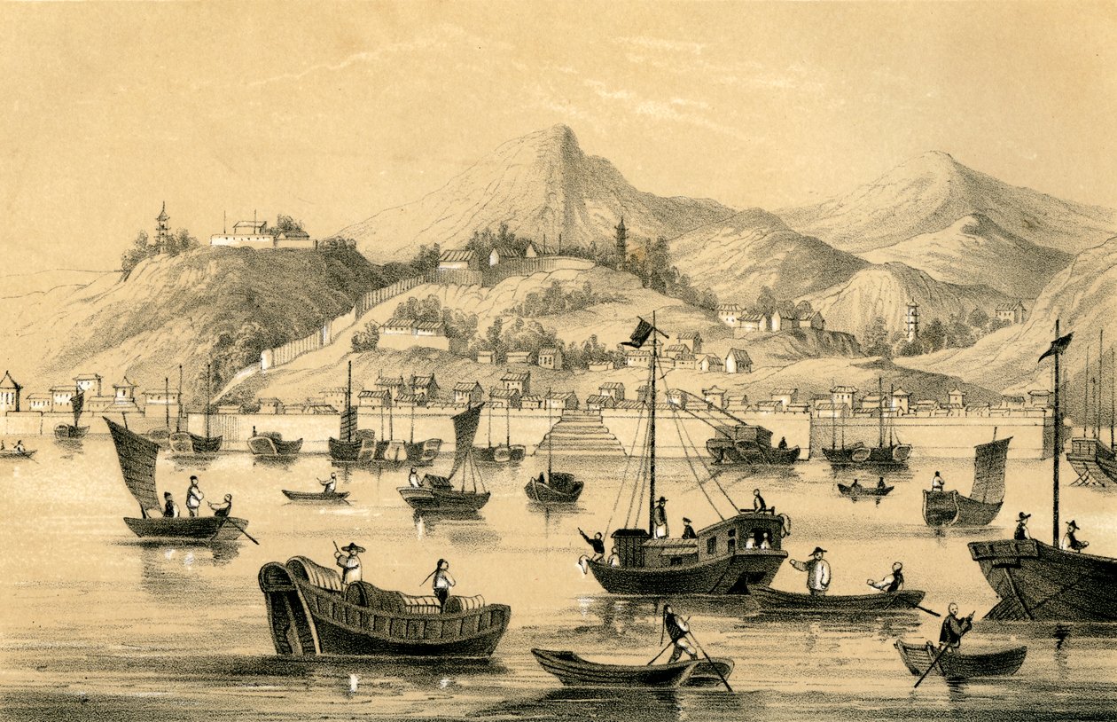 1847年，经英国批准的条约对上海开放的五个港口之一 作者 不明