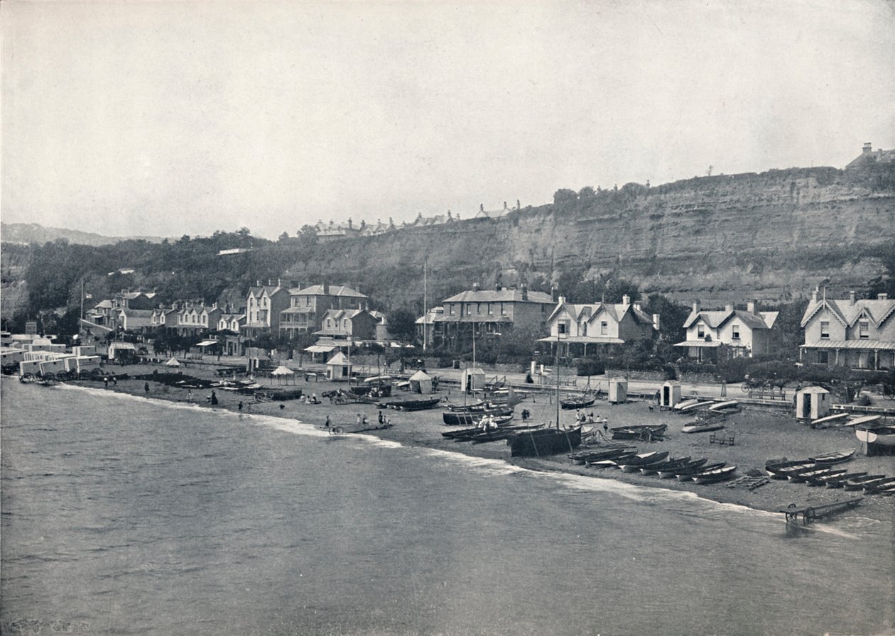 尚克林-海滩和高地的景色，1895年 作者 不明