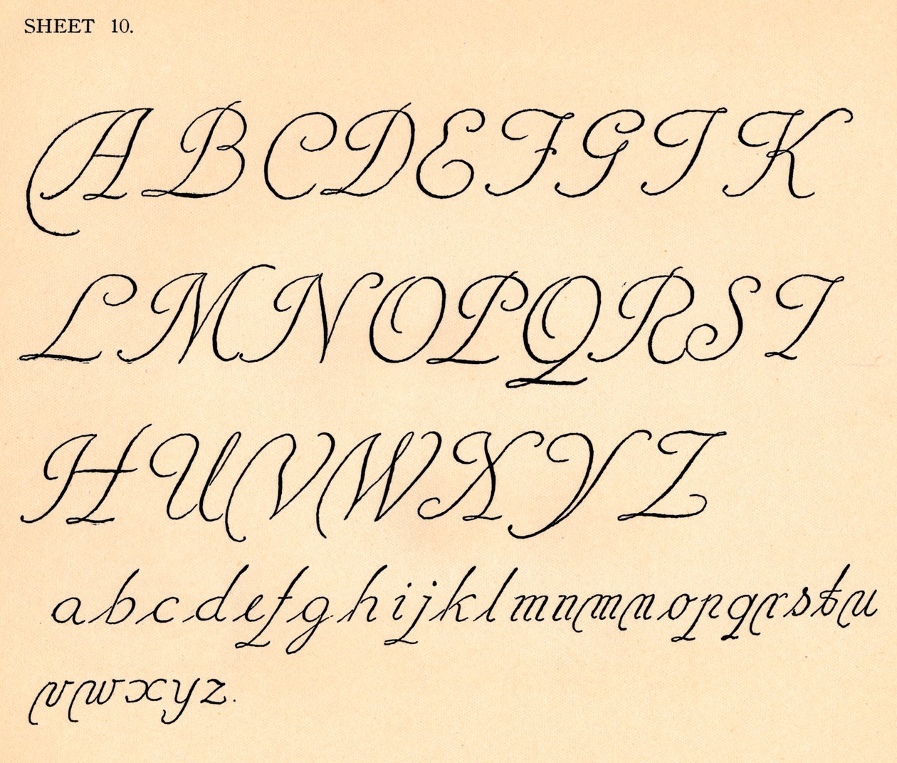 工作表10，来自字母组合，1929年 作者 不明