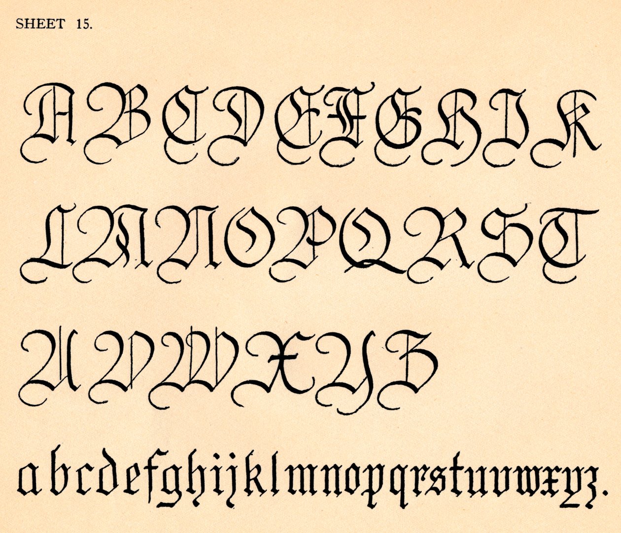 第15页，来自字母表组合，1929年 作者 不明